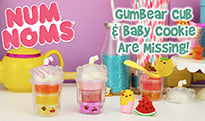 NUM NOMS GUMBEAR CUB & BABY COOKIE ARE MISSING! | OFFICIAL PLAY VIDEO