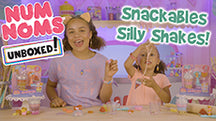 NUM NOMS UNBOXED! SNACKABLES SILLY SHAKES! | SEASON 3 EP. 1