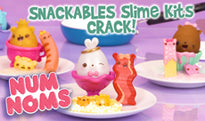 NUM NOMS SNACKABLES SLIME KITS - CRACK | OFFICIAL PLAY VIDEO